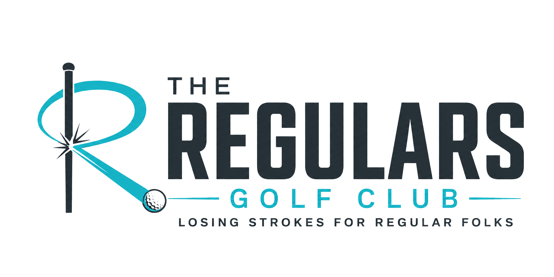 The Regulars Golf Club logo - Losing Strokes for Regular Folks