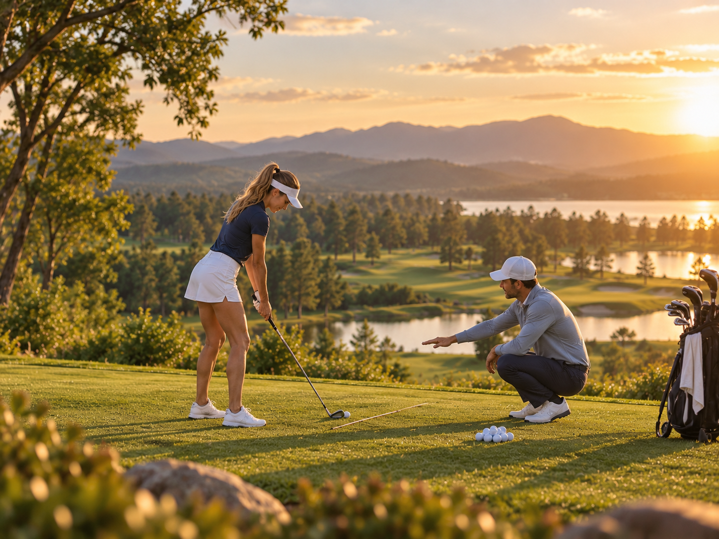 SMRT Golf coaching session in Spokane Washington