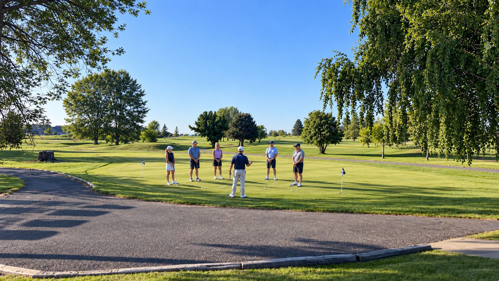 Custom group golf lessons in Spokane