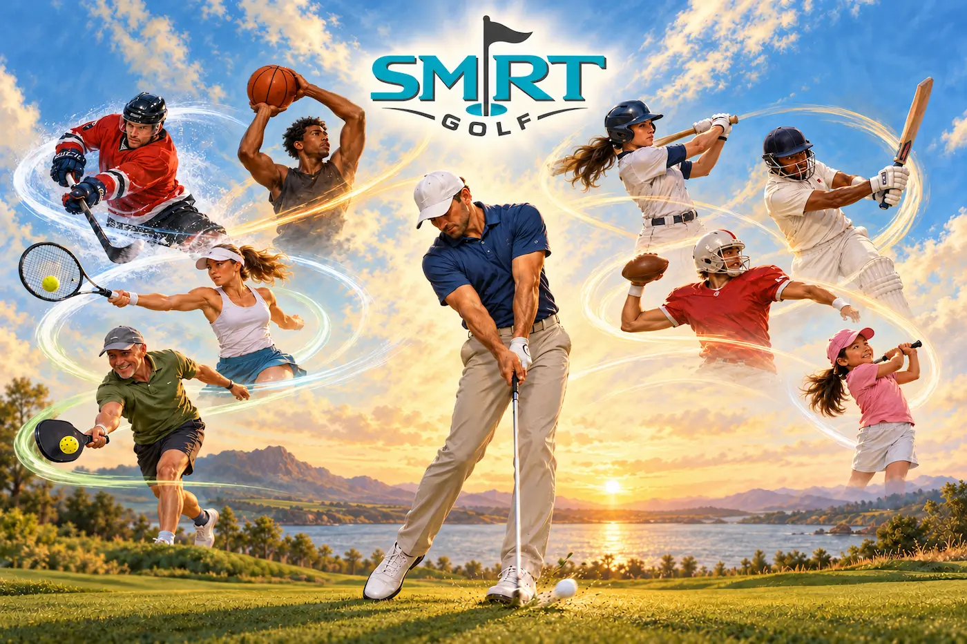 SMRT Golf showing how athletic movement from different sports connects to the golf swing